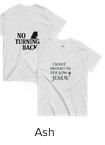 Men’s Shirt (I Have Decided Tee) - Front: Statement, Back: No Turning Back by Tela Designs Store